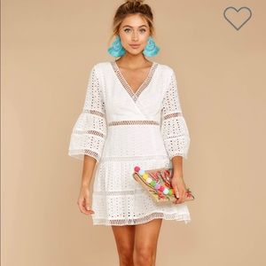 White Eyelet Dress